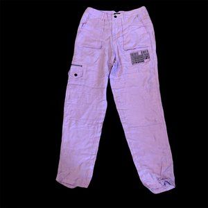 F the Brand Purple Zipper Cargo Pants Joggers 6